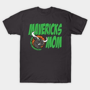 Mavericks Mom Green T-Shirt